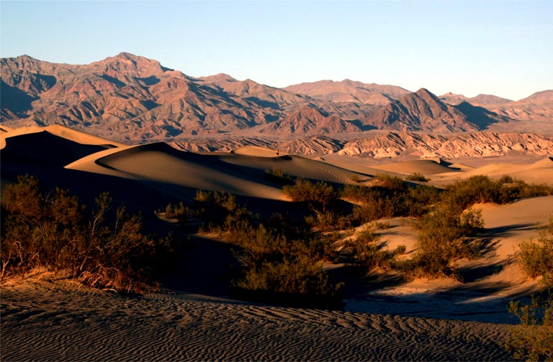 Sand Dunes in Death Valley National Park