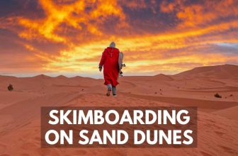 Skimboarding on Sand Dunes