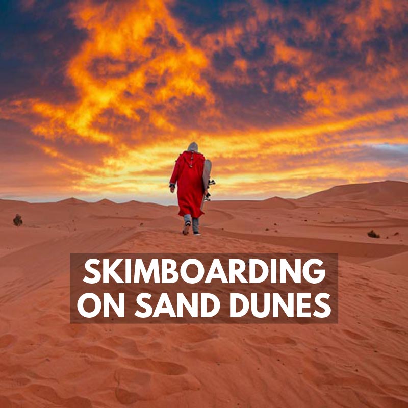 Skimboarding on Sand Dunes